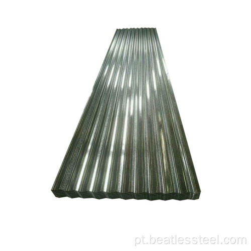 Folhas 4x8 Chapa de aço galvanizado corrugado galvanizado